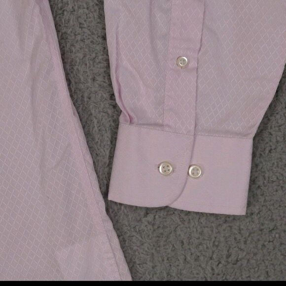 Joseph Abboud Shirt Mens 16 - 32/33 Pink Button Up Long Sleeve Egyptian - Picture 3 of 15
